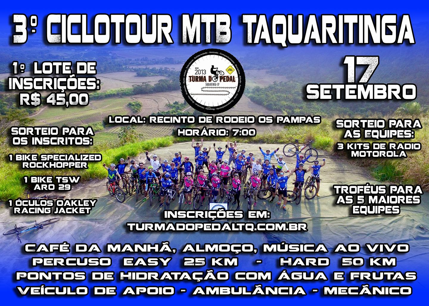 3º ciclotour Taquaritinga